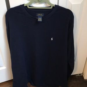 Men’s Polo Ralph Lauren navy thermal. Size 2XL